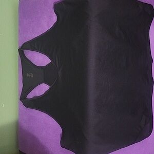 VEUC Wm Sz M Black Training Runni g Workout Singlet Tank Top